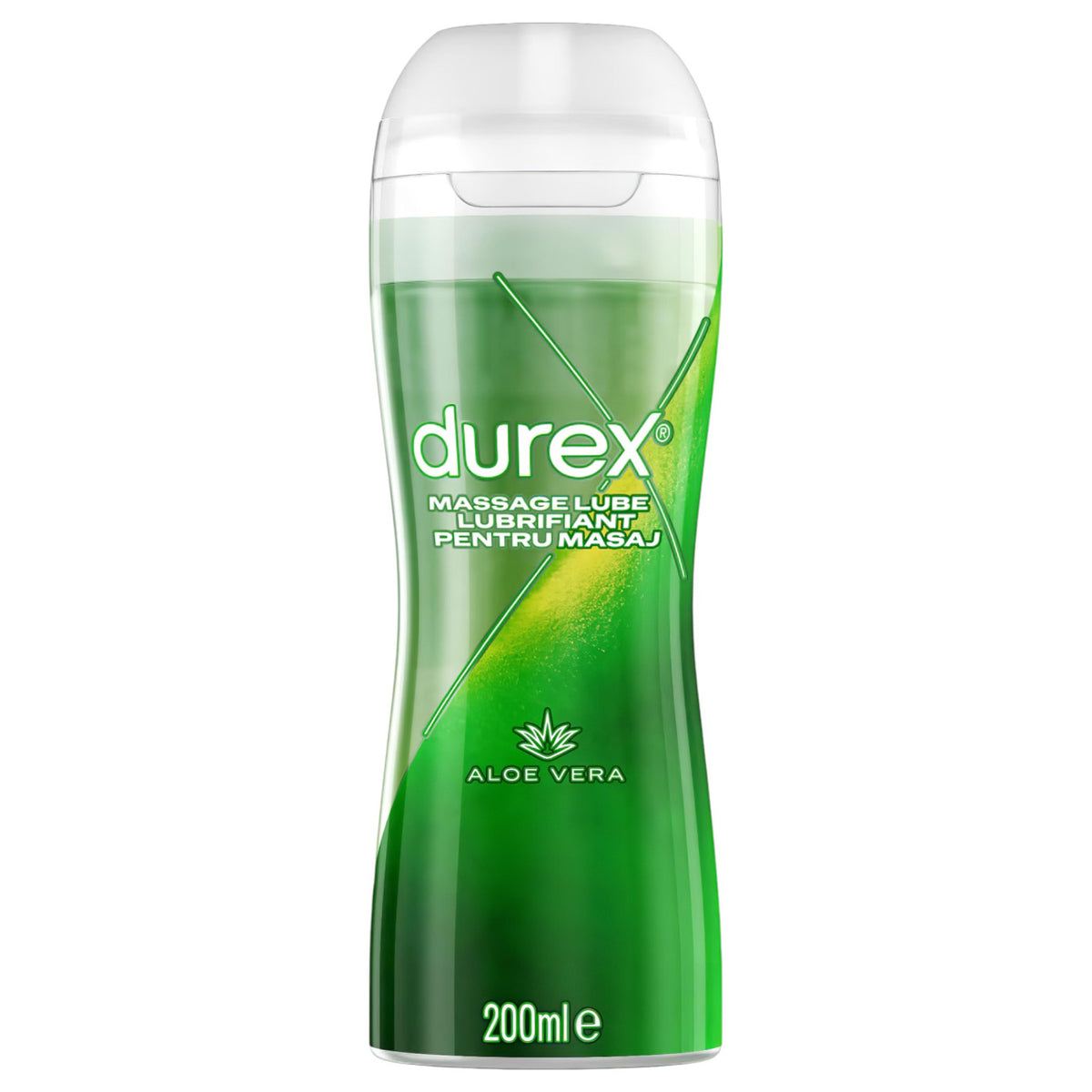 Gel de masaj Durex 2 în 1 Aloe Vera, 200 ml — imagine de catalog 1