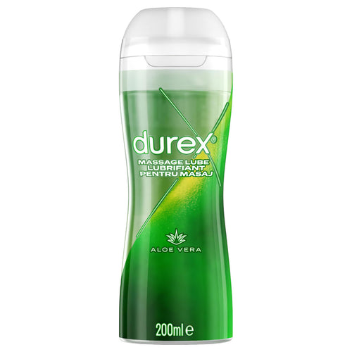Gel de masaj Durex 2 în 1 Aloe Vera, 200 ml — imagine de catalog 1