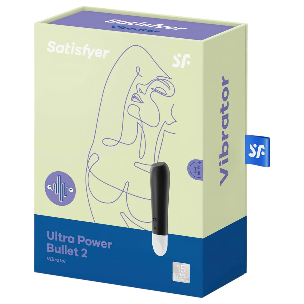 Vibrator compact Satisfyer Ultra Power Bullet 2, negru — imagine de catalog 3