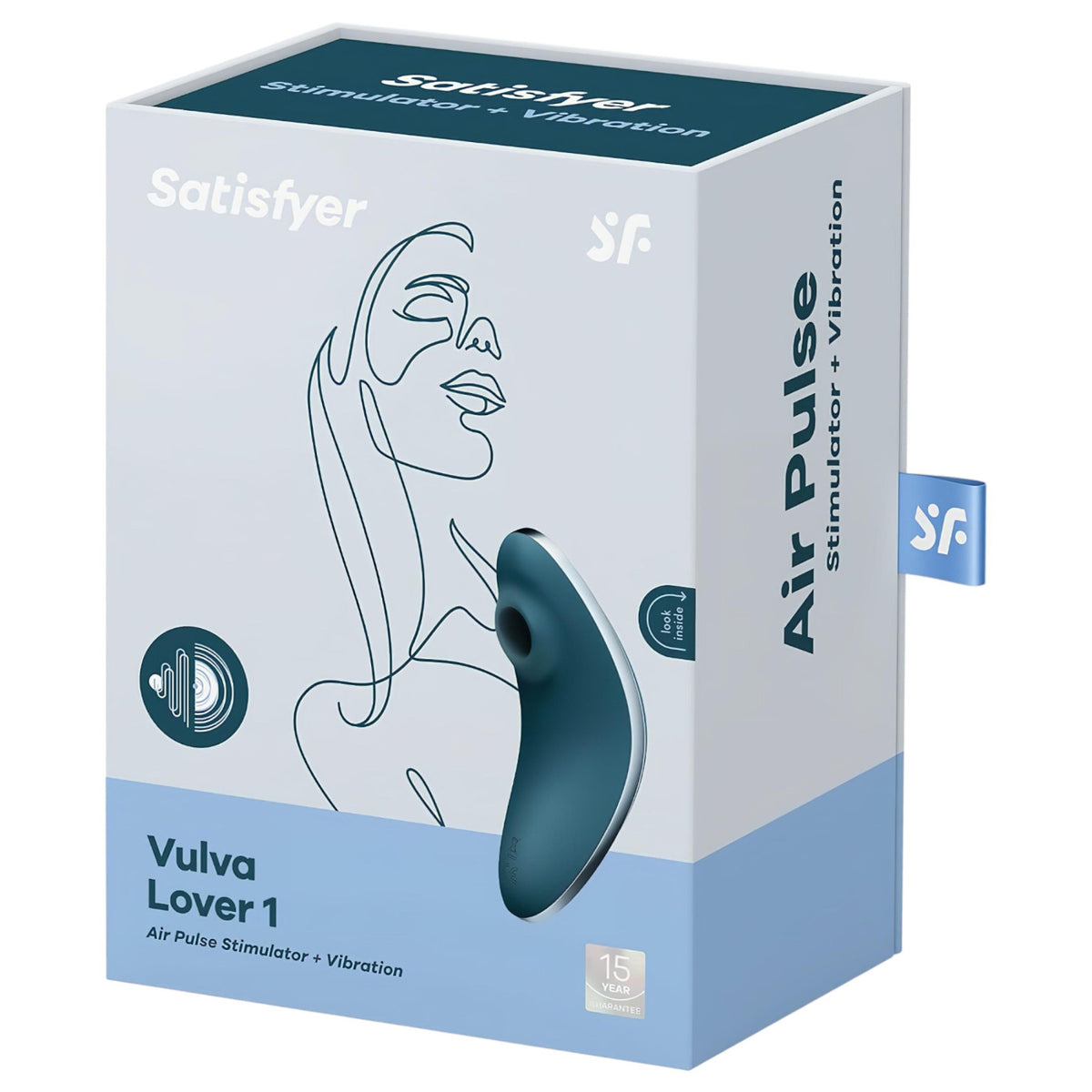 Stimulator intim Satisfyer Vulva Lover 1, albastru — imagine de catalog 5