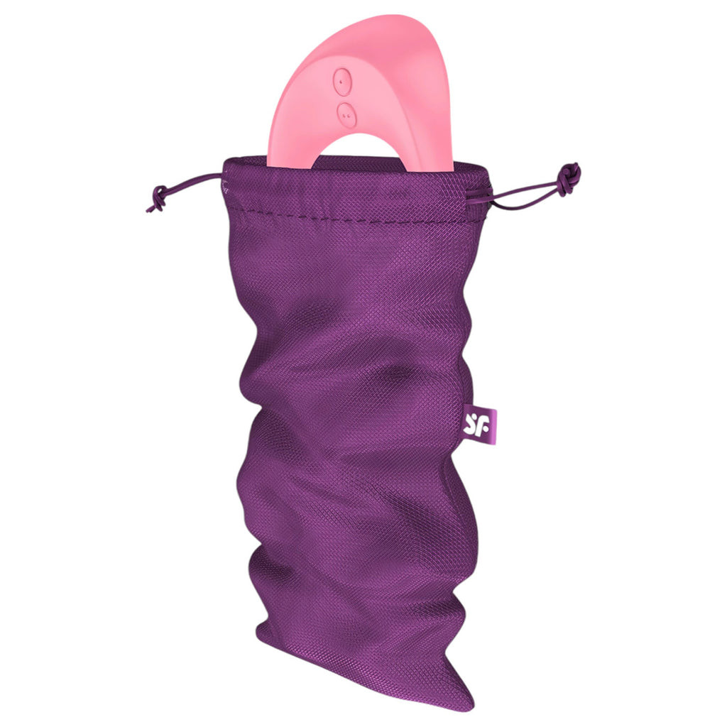 Săculeț de depozitare Satisfyer Treasure Bag M, mov — imagine de catalog 1