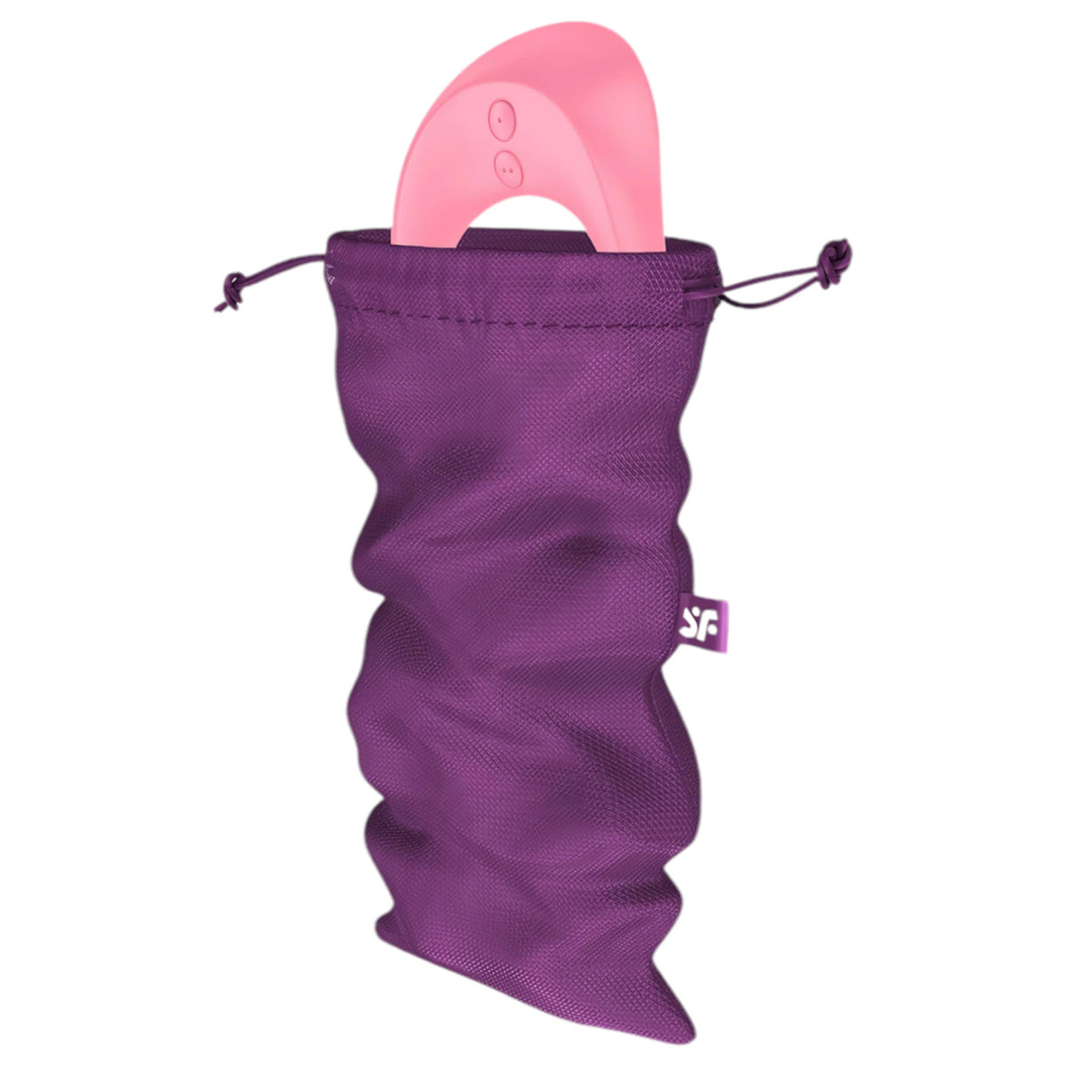 Săculeț de depozitare Satisfyer Treasure Bag M, mov — imagine de catalog 3