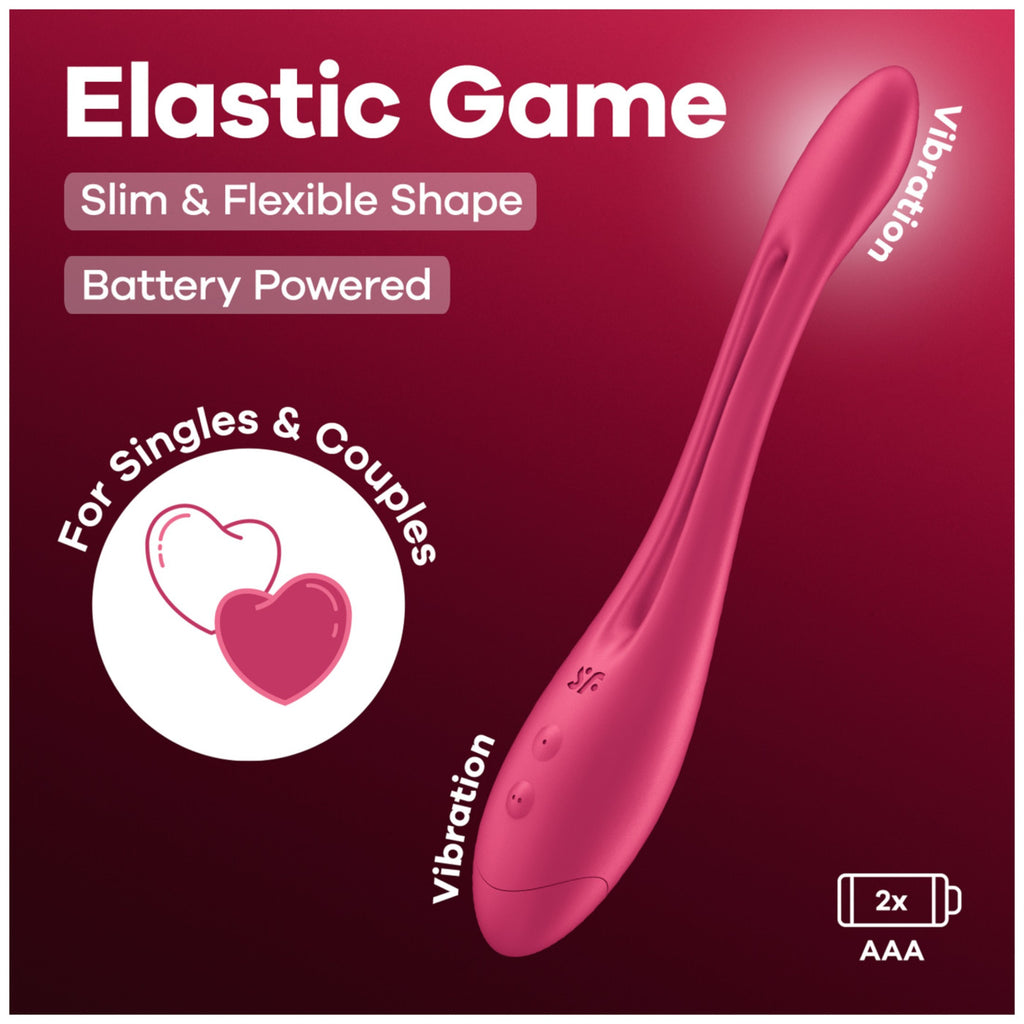 Vibrator flexibil Satisfyer Elastic Game, roz — imagine de catalog 5