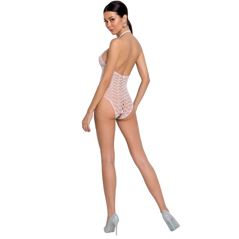 Body cu crapatura Passion BS087 alb - Universal