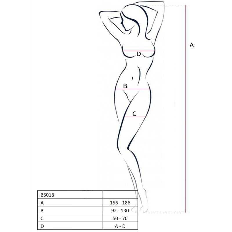 Catsuit Passion BS028 Negru