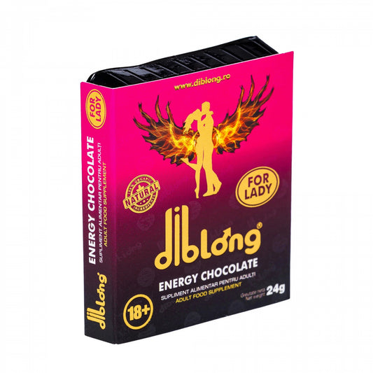 Diblong Energy Chocolate for Lady - supliment alimentar pentru femei pe bază de ciocolată, cu plante care susțin sănătatea se
