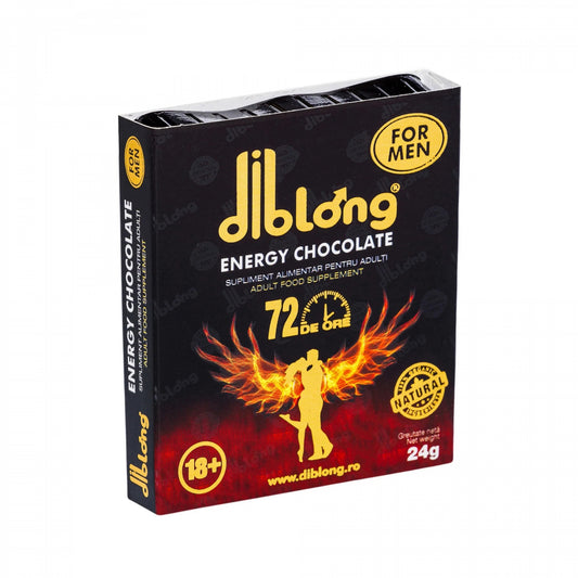Diblong Energy Chocolate For Men - supliment alimentar pentru bărbați pe bază de ciocolată, cu plante care susțin sănătatea s