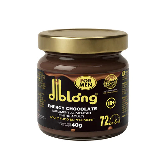 Diblong Energy Chocolate For Men - supliment alimentar pentru bărbați sub formă de ciocolată tartinabilă, cu ingrediente natu