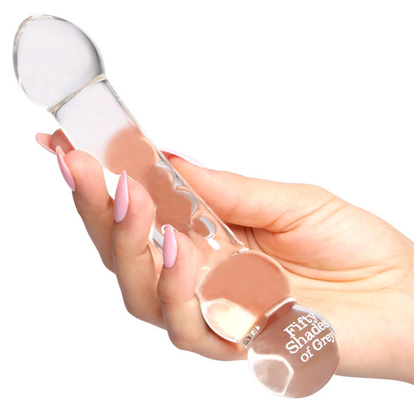 Dildo din sticla Fifty Shades of Grey