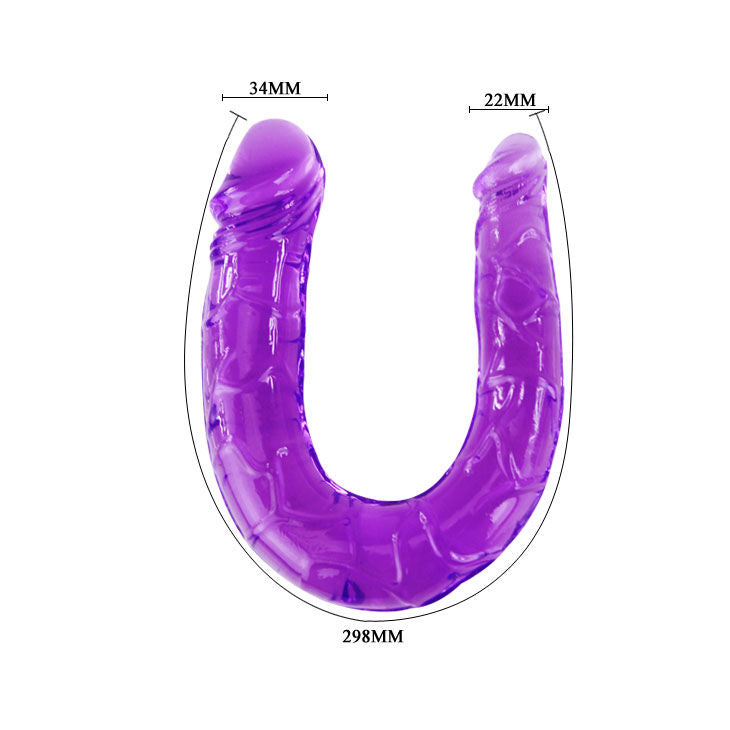 Dildo doua capete Mov