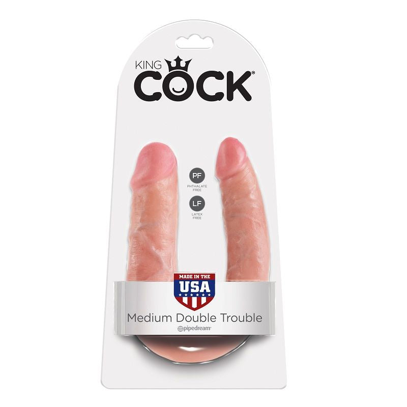 Dildo King Cock cu doua capete