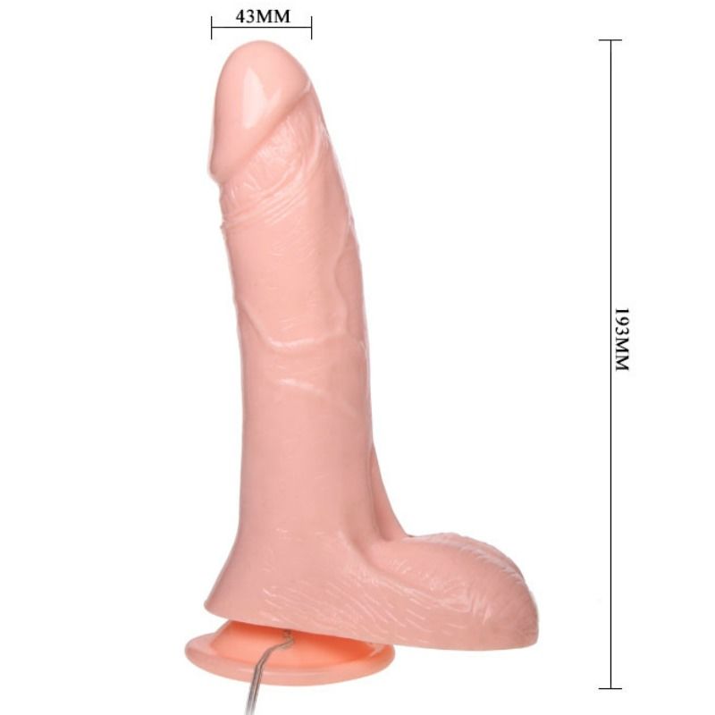 Dildo realistic cu pompa 19.3cm