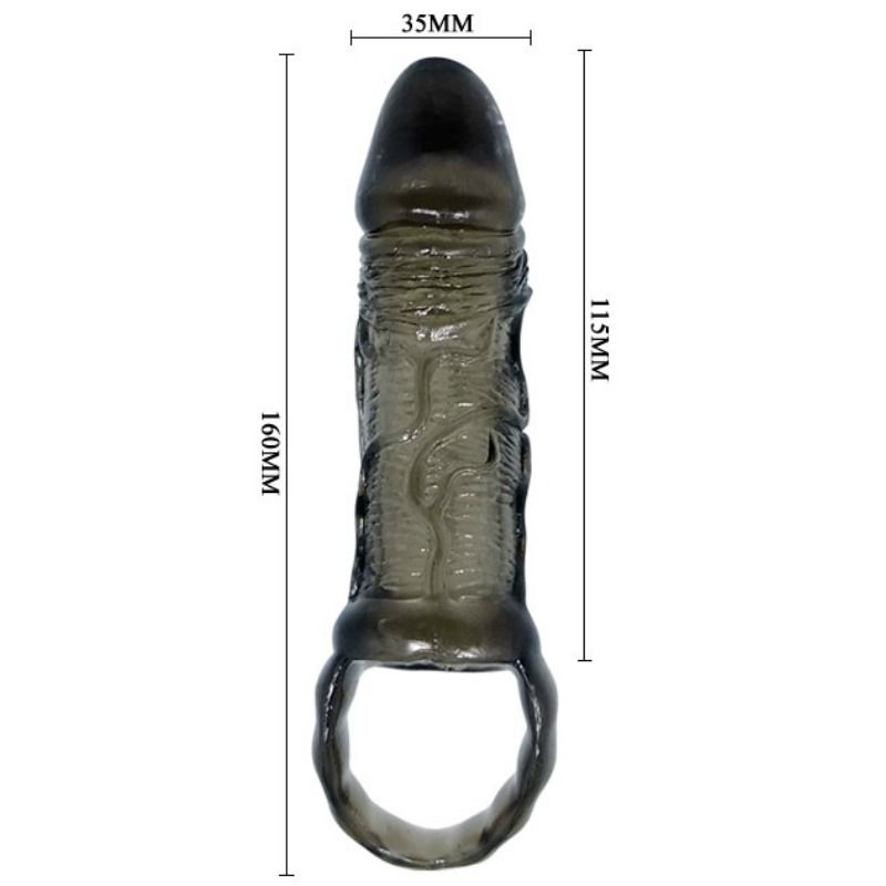 Extensie penis Transparent 11.5 cm