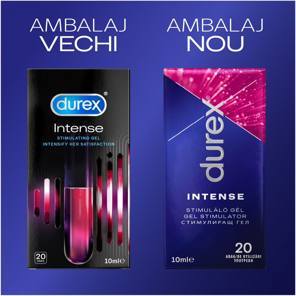 Gel lubrifiant Durex Intense Orgasmic 10 ml