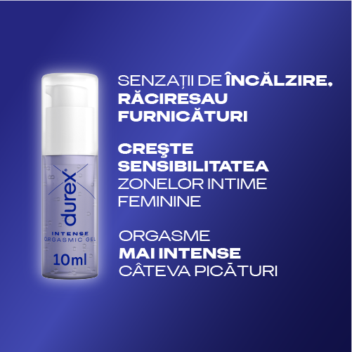 Gel lubrifiant Durex Intense Orgasmic 10 ml