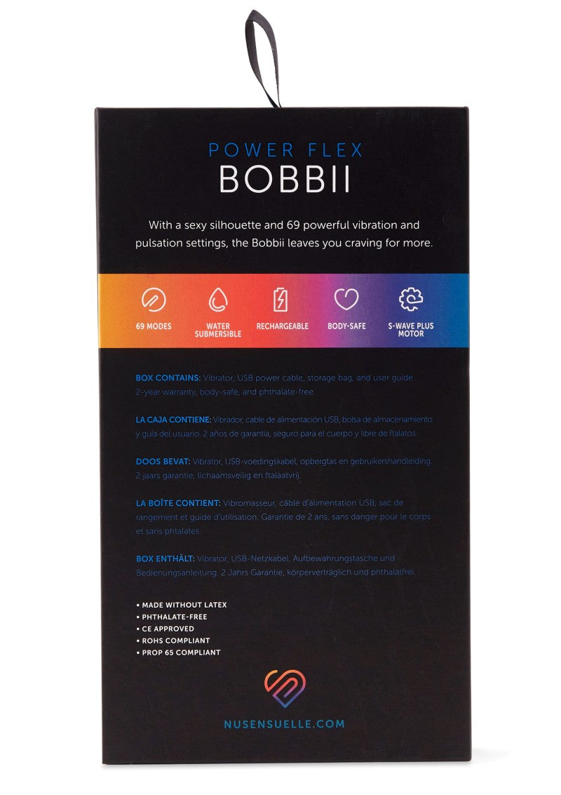 Glont vibrator Bobbii Power Flex rosu