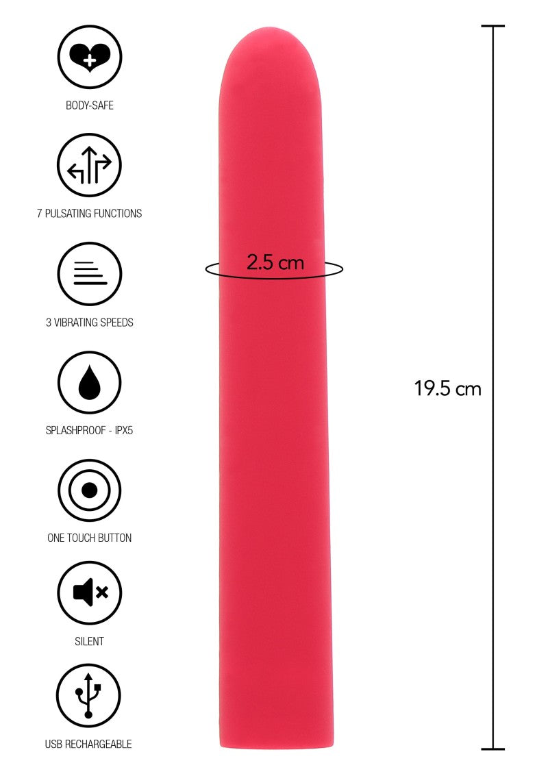 Glont Vibrator Cayenne Vibe rosu