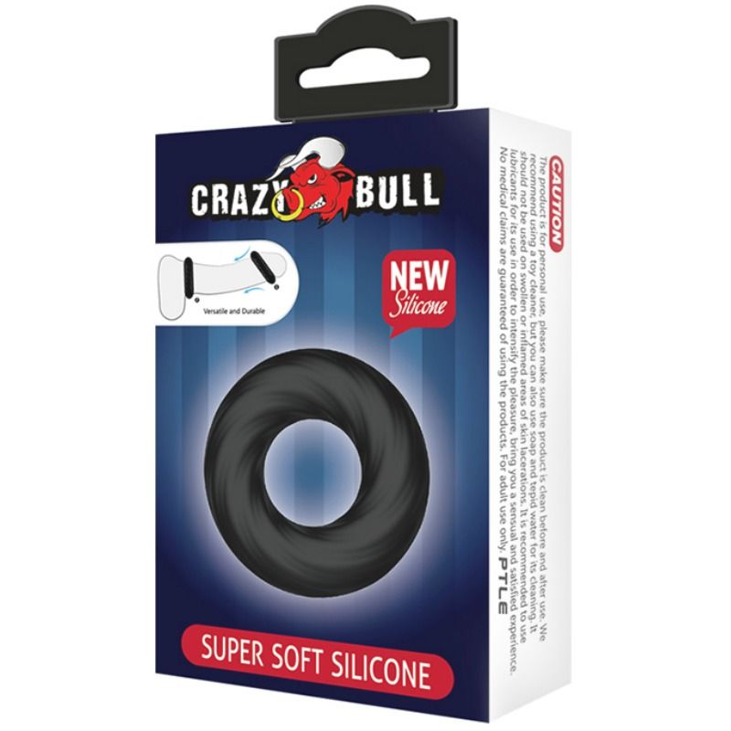 Inel penis supersoft Crazy Bull