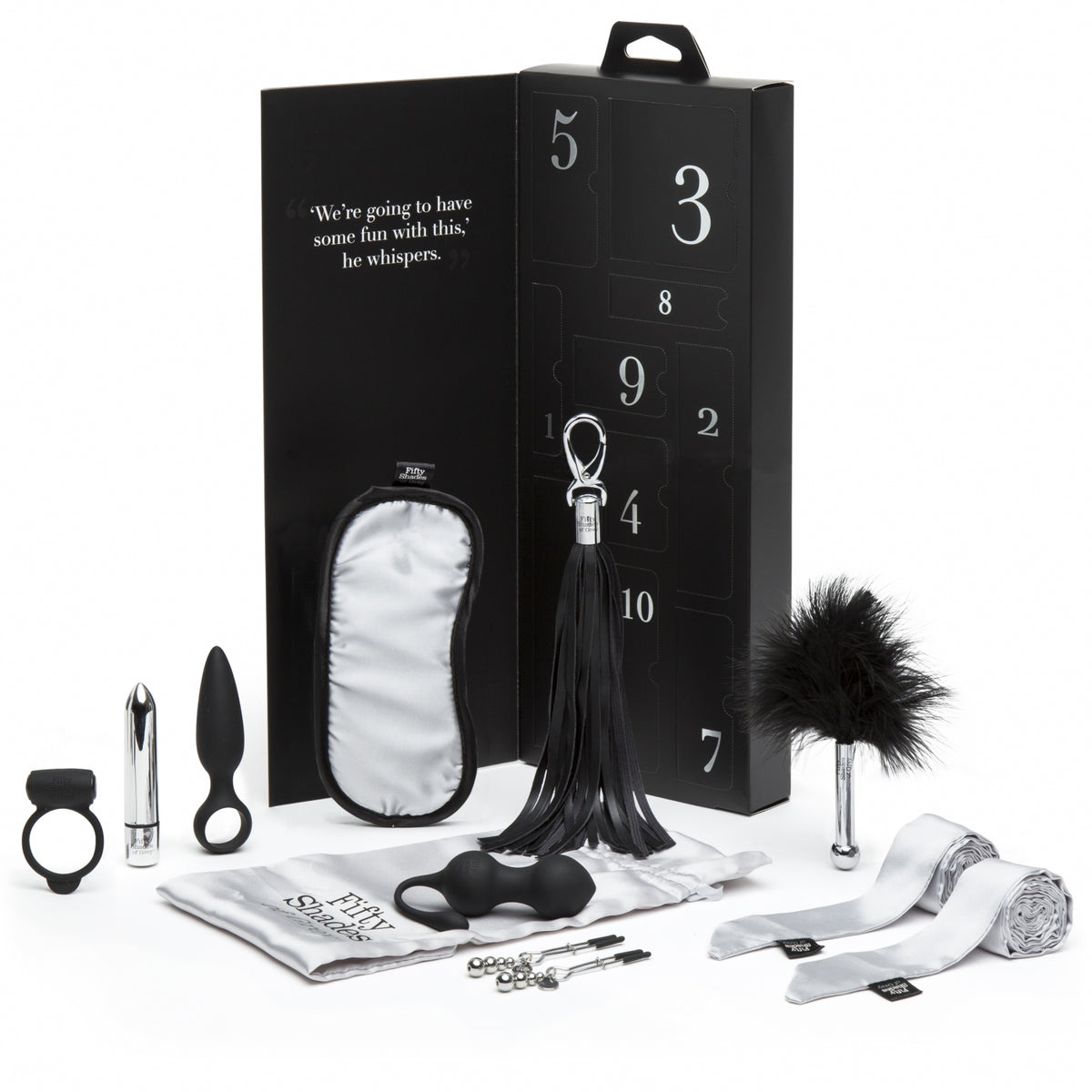 Kit 10 zile de placere Fifty Shades of Grey