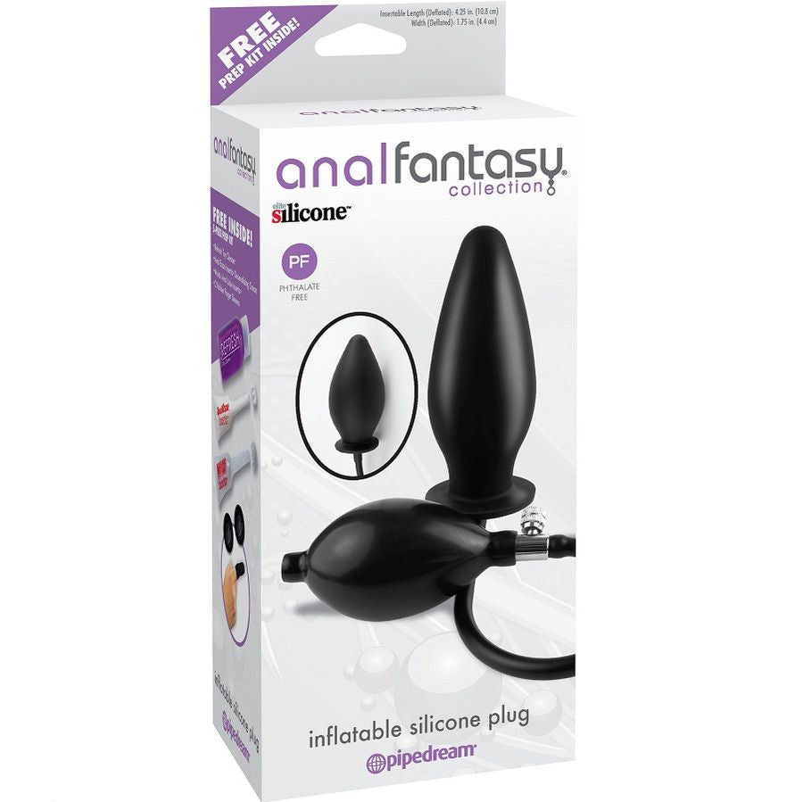 Plug anal din silicon cu pompa Anal Fantasy