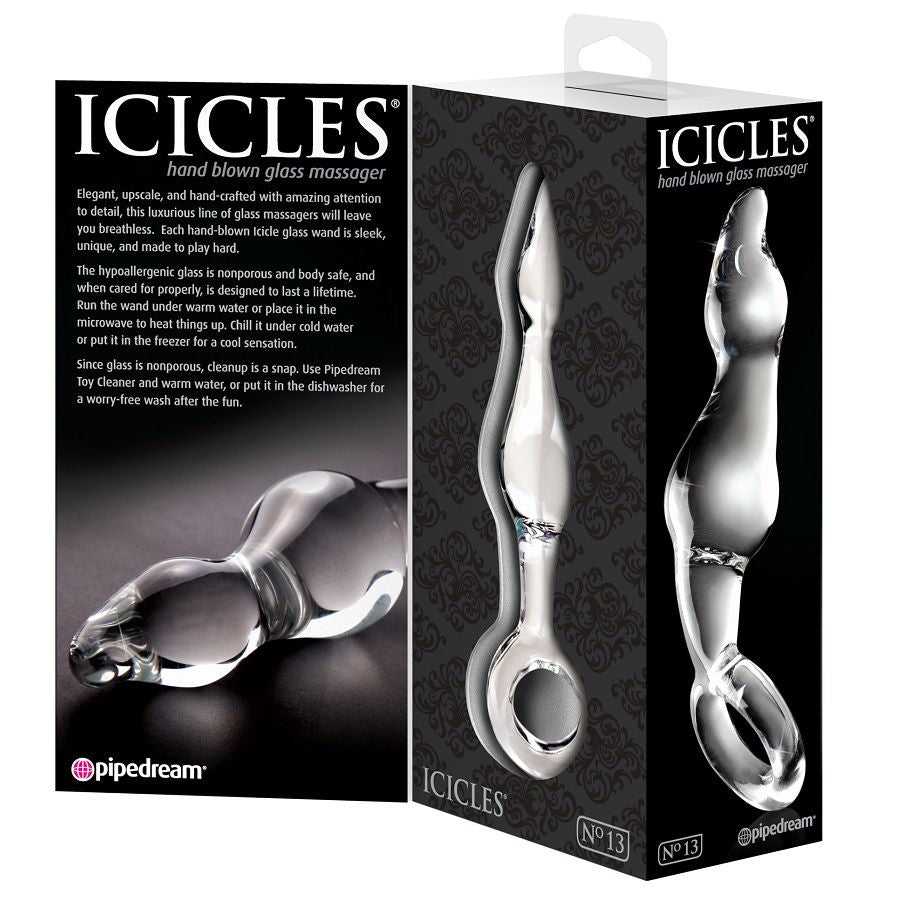 Plug anal din sticla Icicles 13