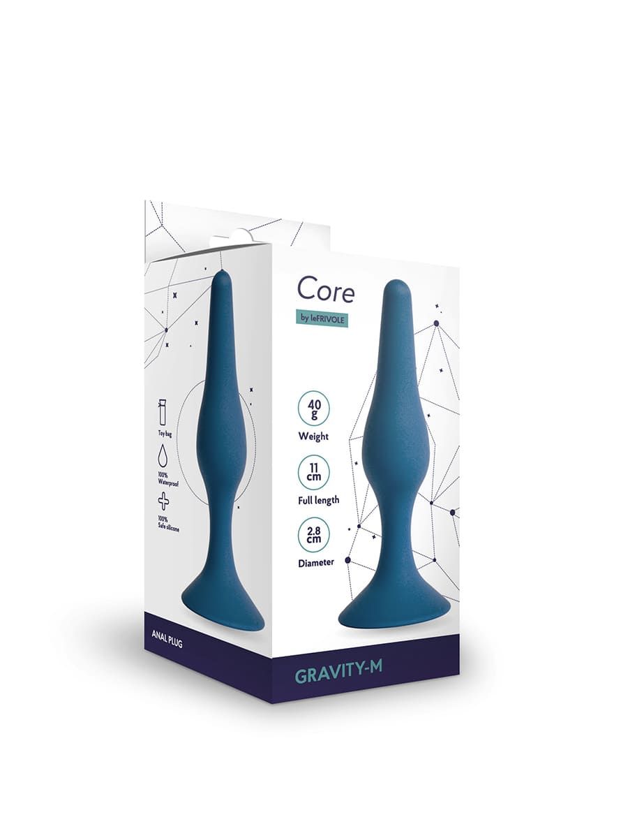 Plug anal Gravity Blue M