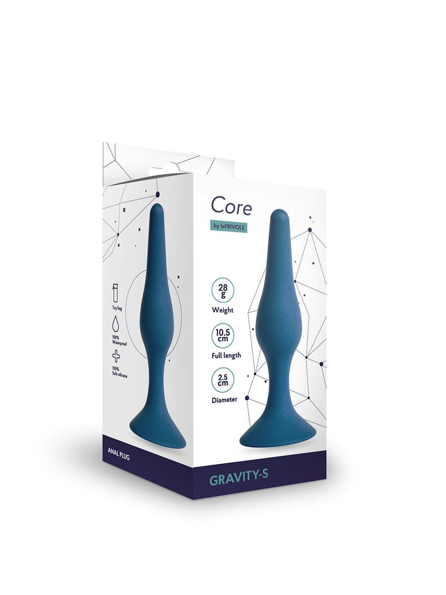 Plug anal Gravity Blue S