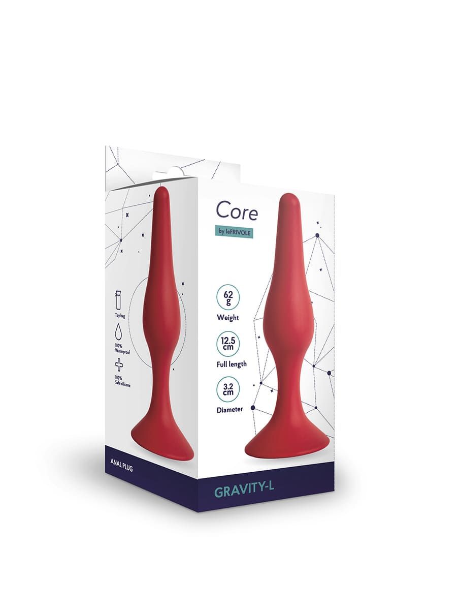 Plug anal Gravity Red L