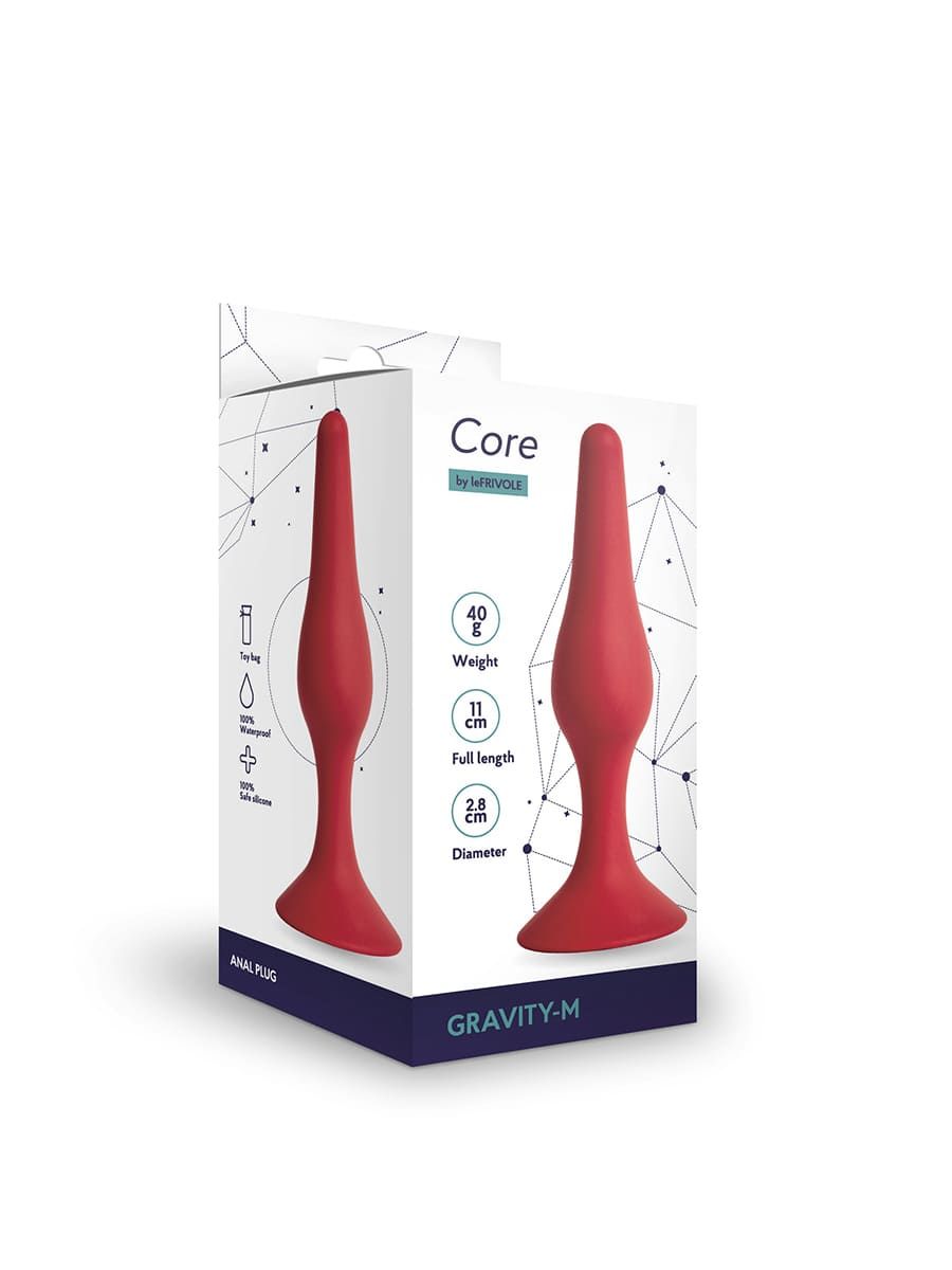 Plug anal Gravity Red M