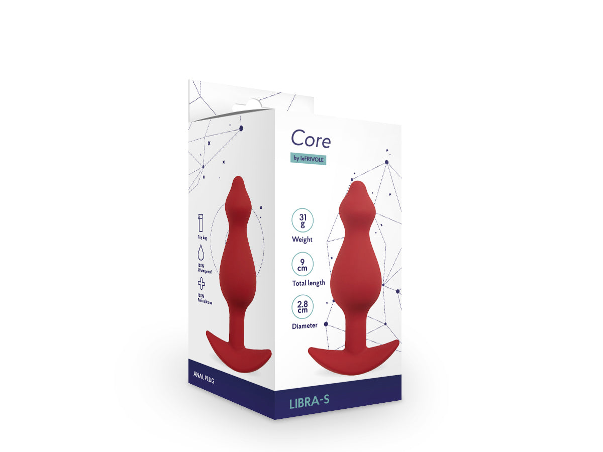 Plug anal Libra burgundy S