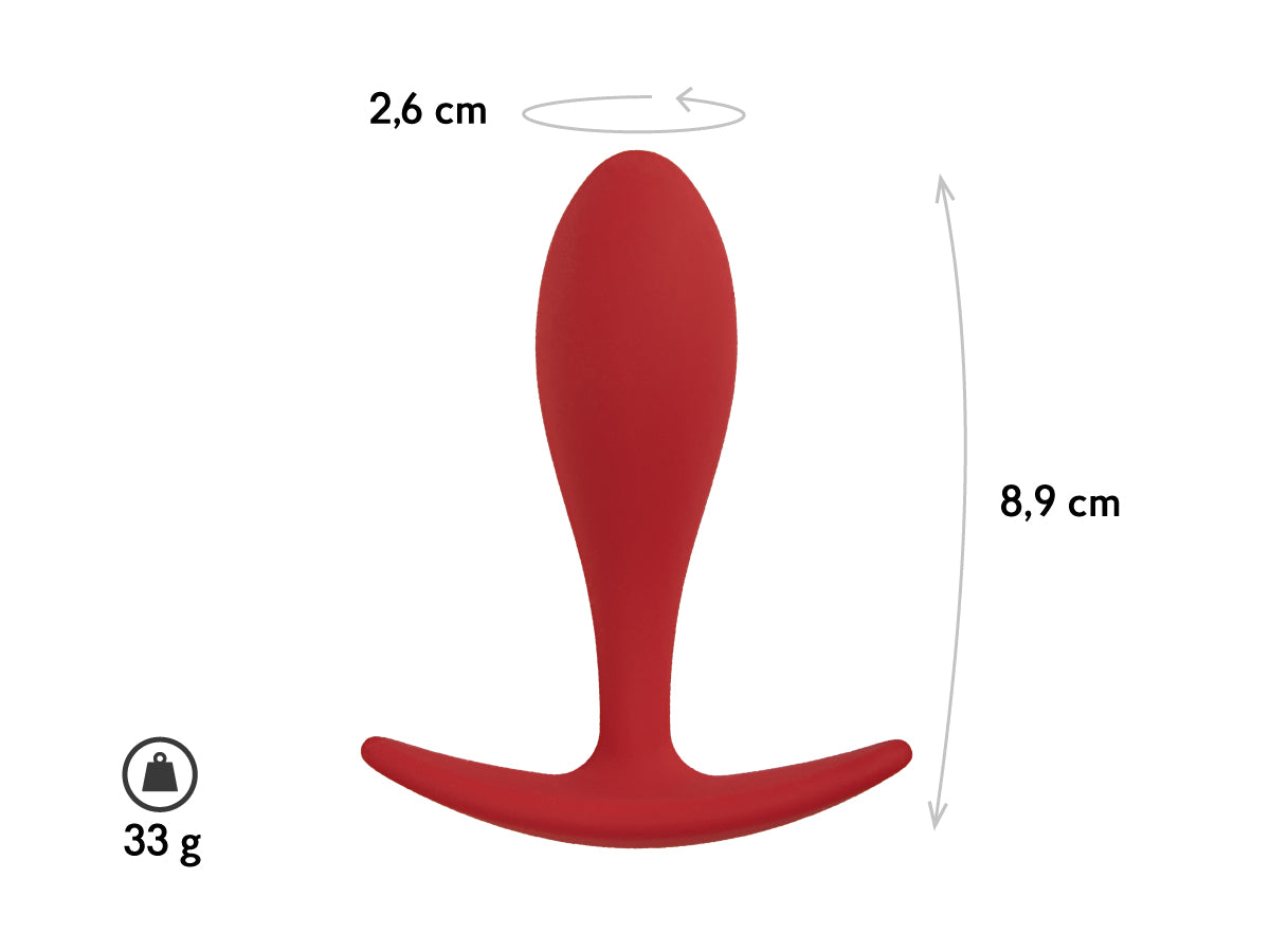 Plug anal Lito burgundy M