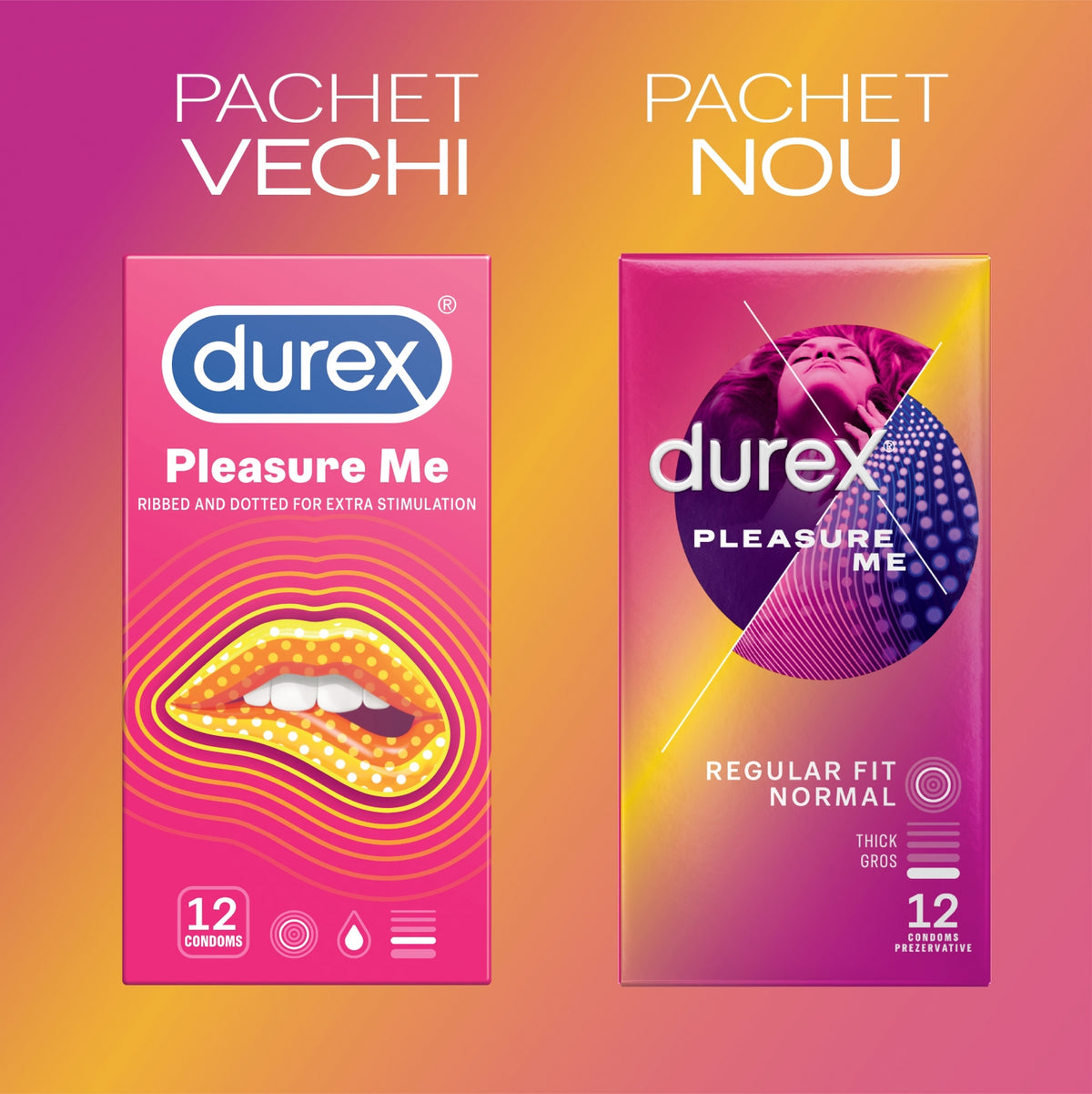 Prezervative Durex Emoji Pleasure Me 12 buc