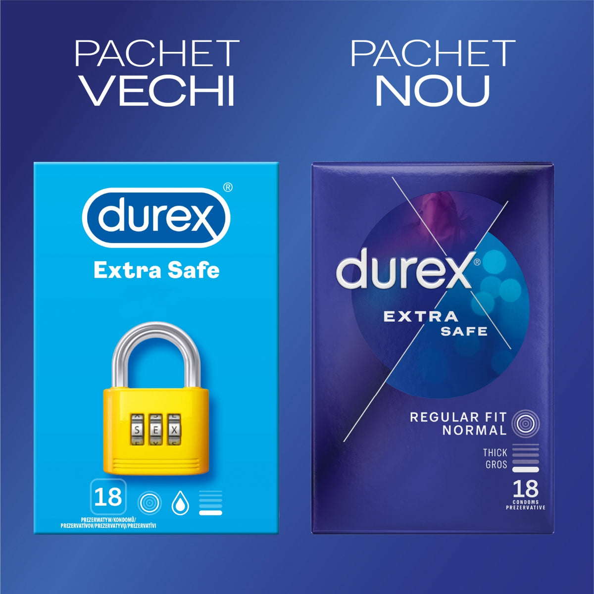 Prezervative Durex Extra Safe 18 bucati
