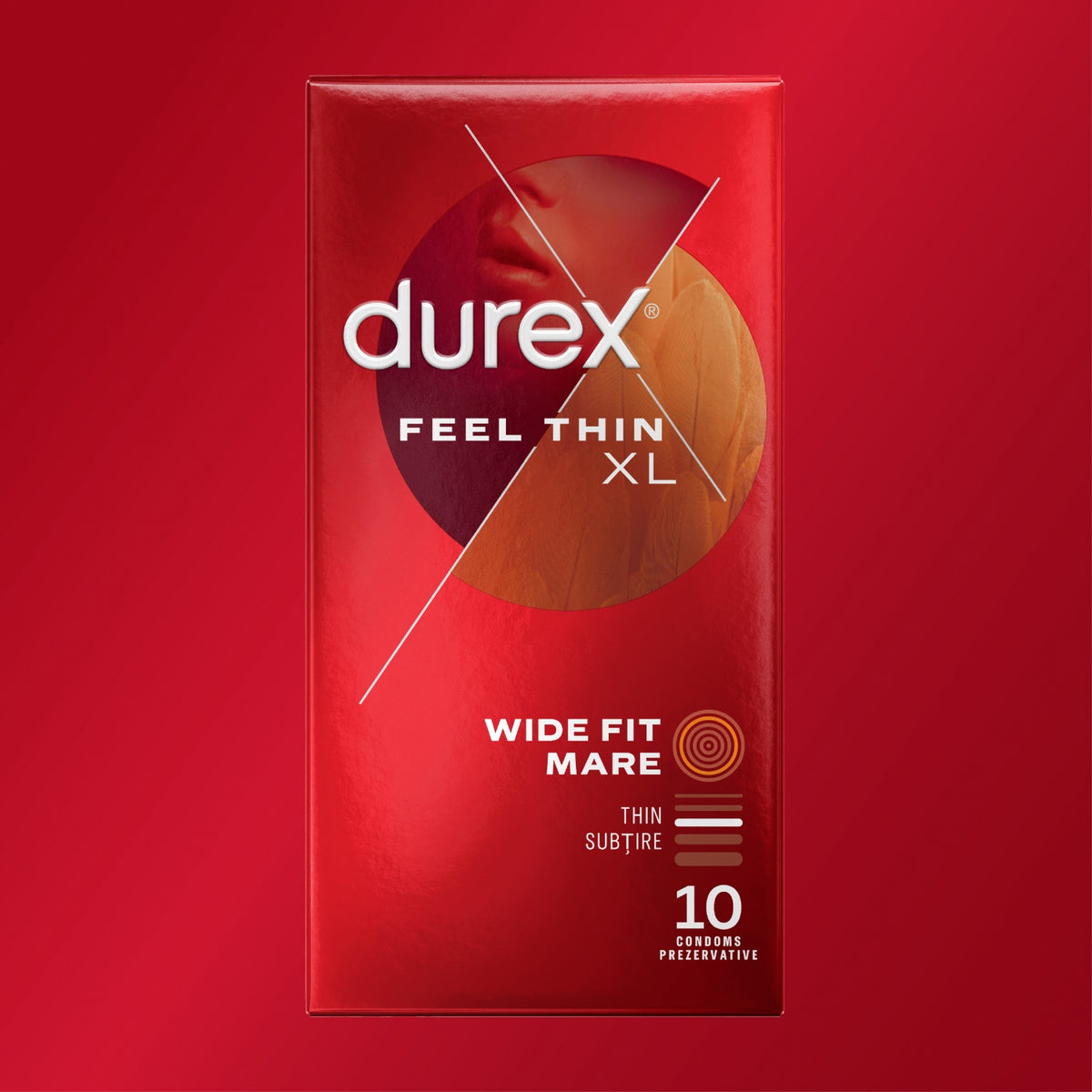 Prezervative Durex Feel Thin XL 10 bucati