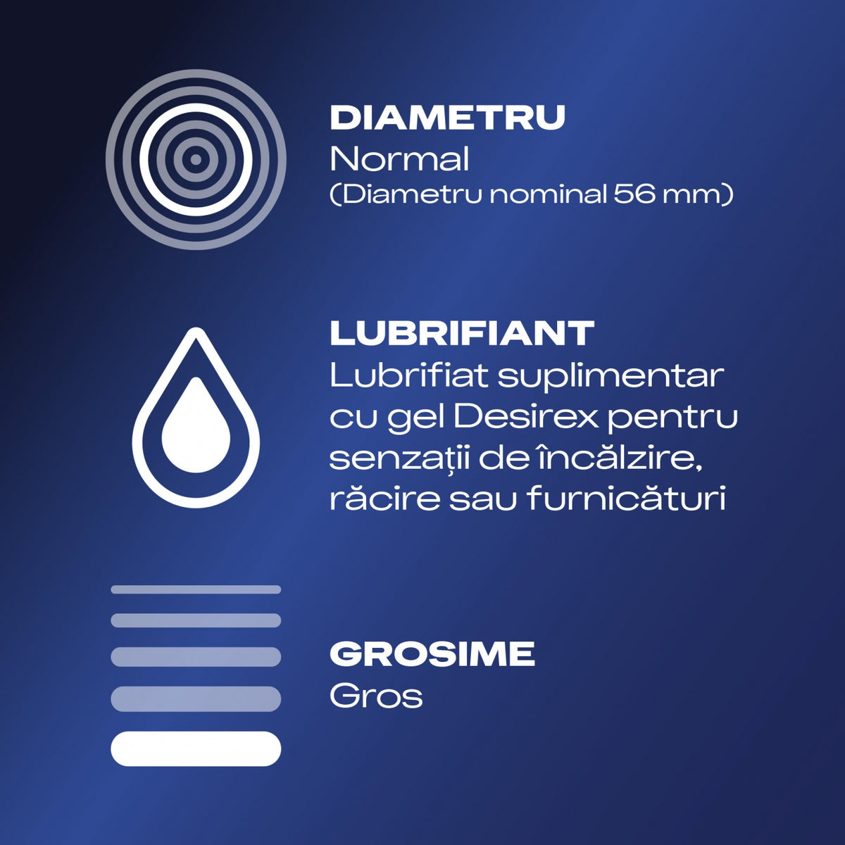 Prezervative Durex Intense Orgasmic, 3 bucati