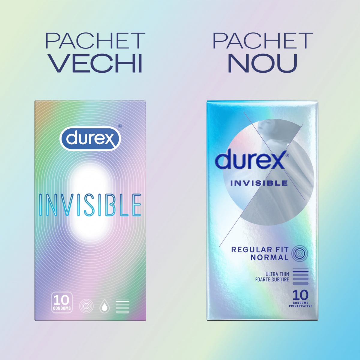 Prezervative Durex Invisible Regular 10buc