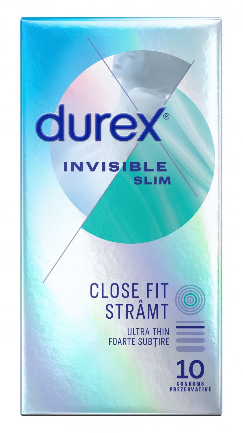 Prezervative Durex Invisible Slim Fit, 10 buc