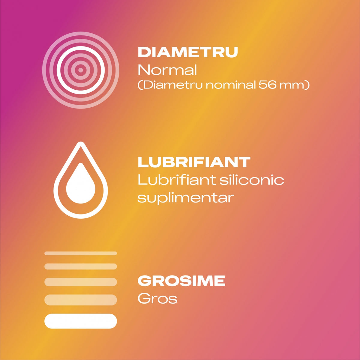 Prezervative Durex Pleasure Me, 3 buc