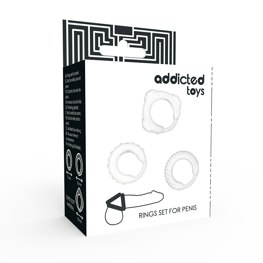 Set 3 inele Addicted