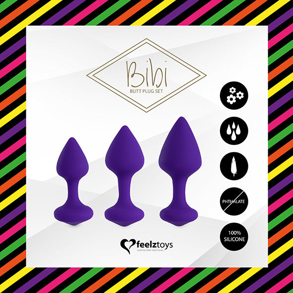 Set 3 pluguri anale BIbi Feelztoys