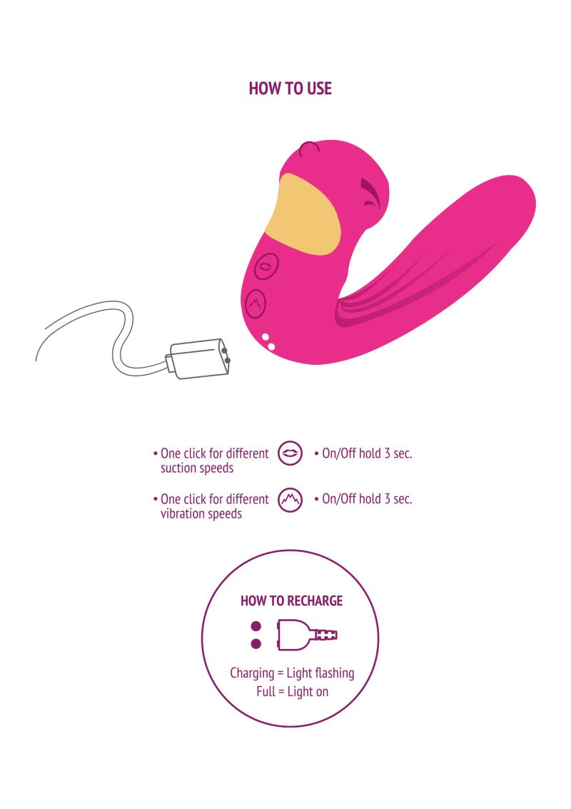 Stimulator Love Vibe fucsia