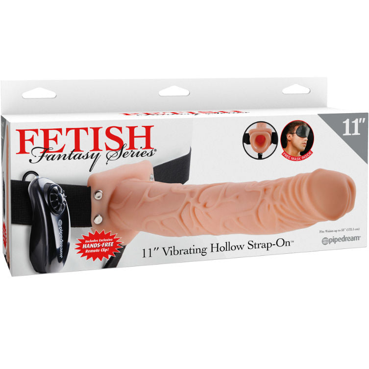 Strap-on cu vibrator 27.9 cm Fetish Fantasy