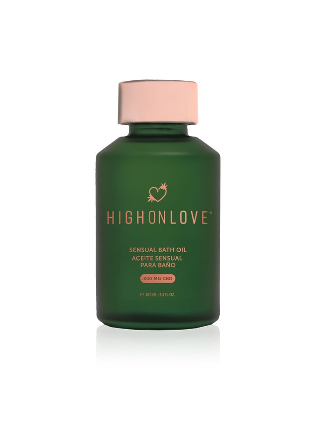 Ulei de baie senzual cu CBD HighOnLove natural 100 ml