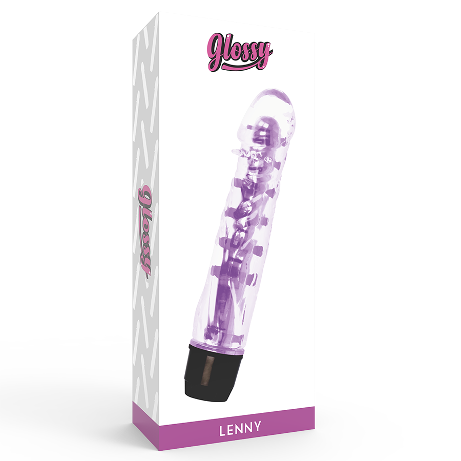 Vibrator GLossy Lenny Mov 14cm