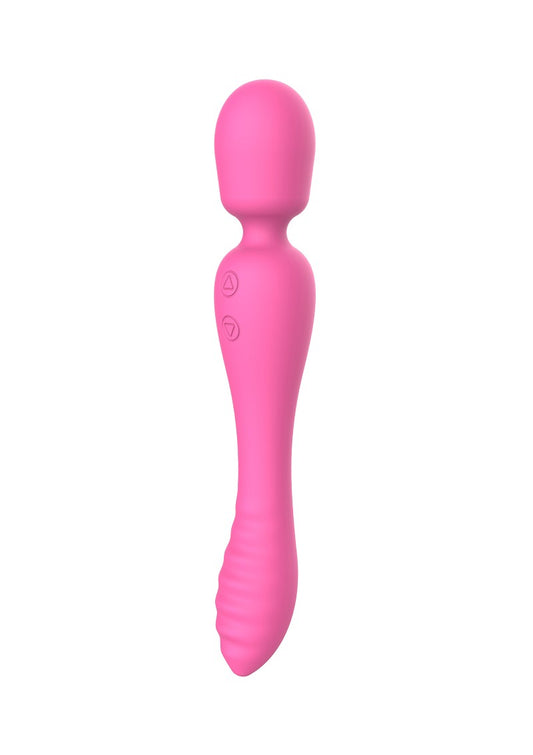Vibrator Wand 2 in 1 roz ToyJoy